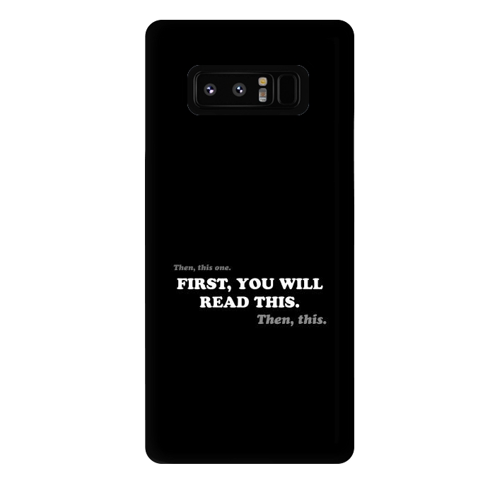 Galaxy Note 8 StrongFit Don't Read - Funny Book Lover by Vó Maria