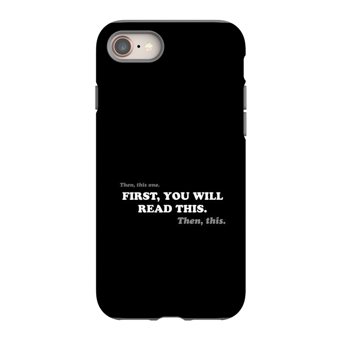 iPhone 8 StrongFit Don't Read - Funny Book Lover by Vó Maria
