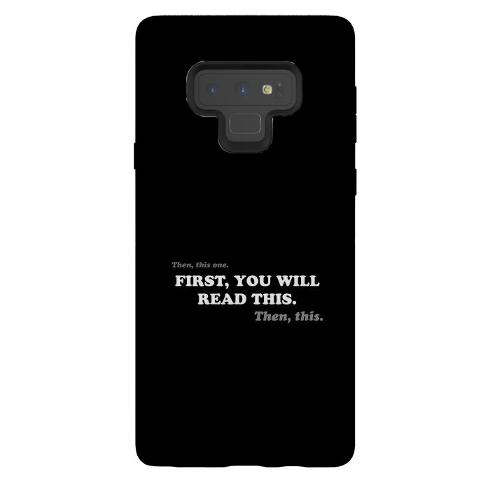 Galaxy Note 9 StrongFit Don't Read - Funny Book Lover by Vó Maria
