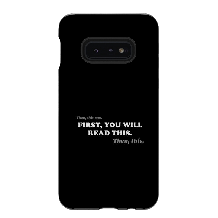 Galaxy S10e StrongFit Don't Read - Funny Book Lover by Vó Maria