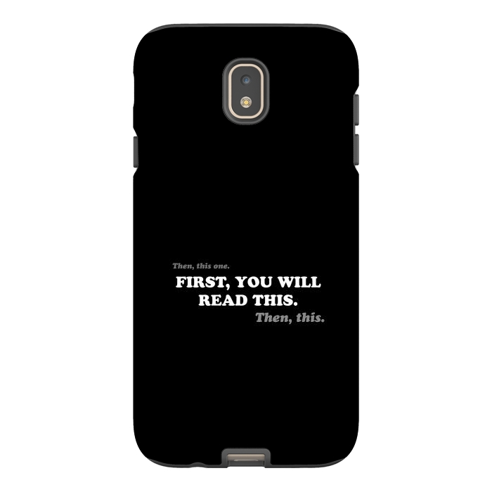 Galaxy J7 StrongFit Don't Read - Funny Book Lover by Vó Maria