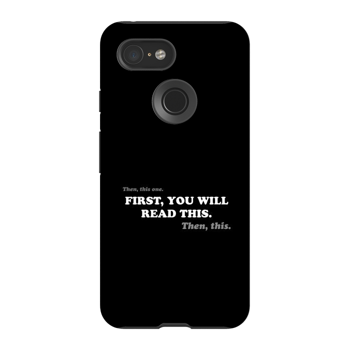 Pixel 3 StrongFit Don't Read - Funny Book Lover by Vó Maria