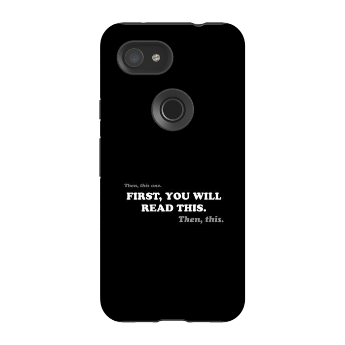 Pixel 3A StrongFit Don't Read - Funny Book Lover by Vó Maria