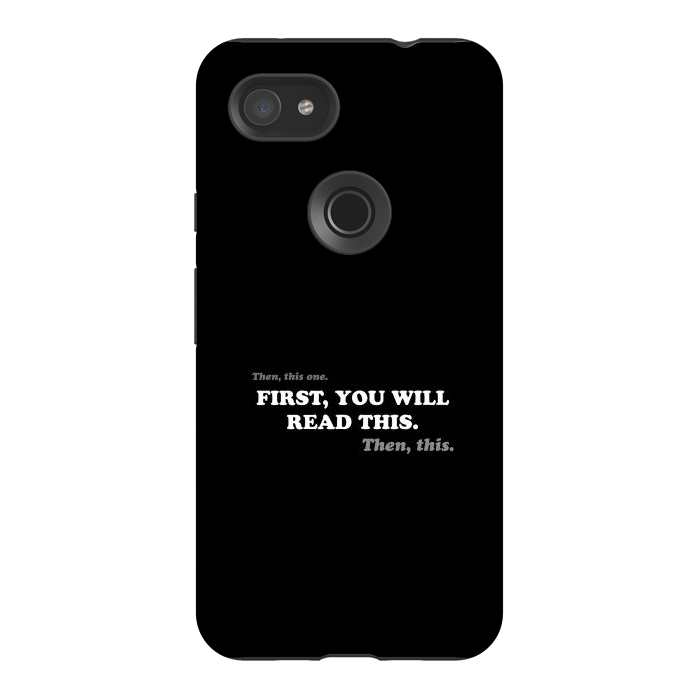Pixel 3AXL StrongFit Don't Read - Funny Book Lover by Vó Maria