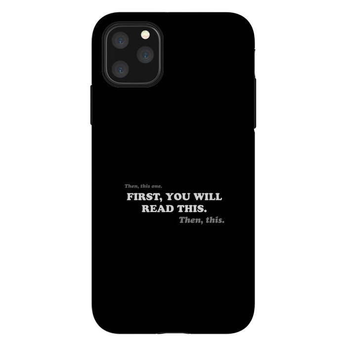 iPhone 11 Pro Max StrongFit Don't Read - Funny Book Lover by Vó Maria