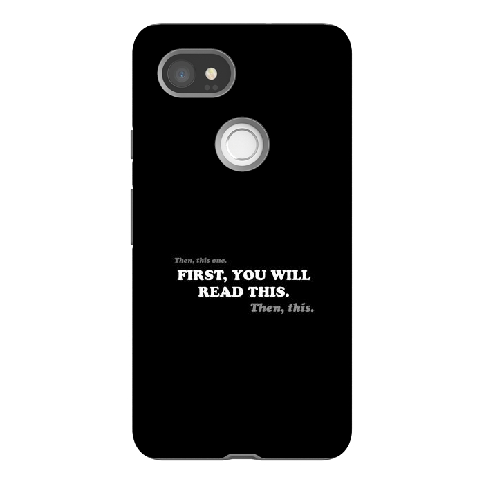 Pixel 2XL StrongFit Don't Read - Funny Book Lover by Vó Maria