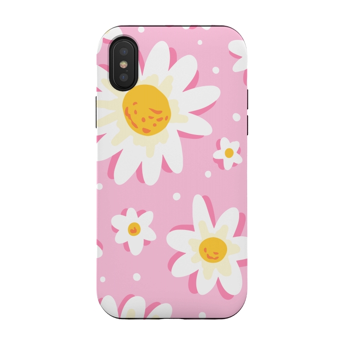 iPhone Xs / X StrongFit BECAUSE DAISY IS LOVE by MALLIKA