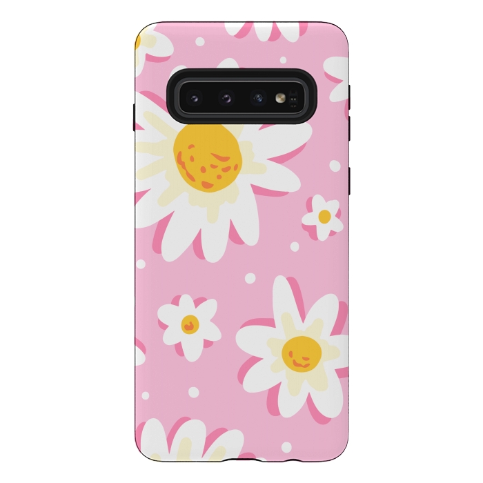 Galaxy S10 StrongFit BECAUSE DAISY IS LOVE by MALLIKA