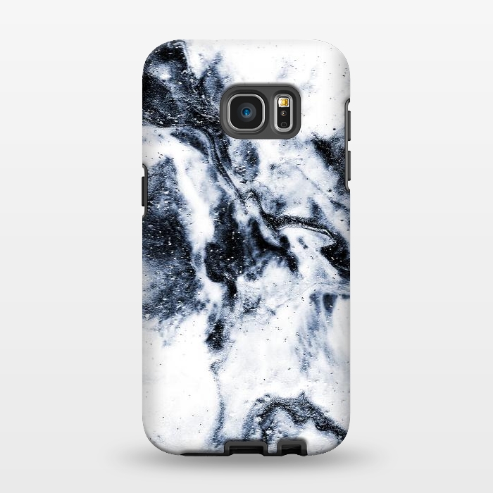 Galaxy S7 EDGE StrongFit Navy Rugged Blast by Ashley Camille