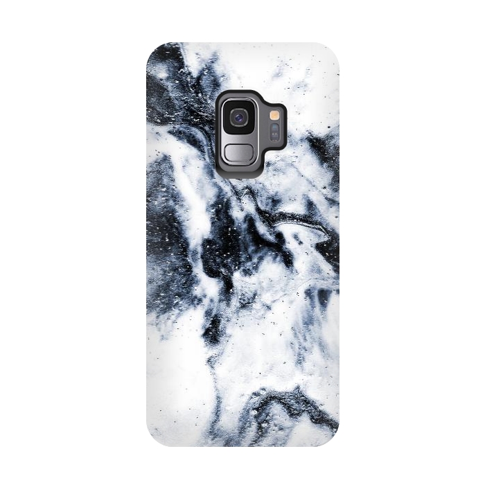 Galaxy S9 StrongFit Navy Rugged Blast by Ashley Camille