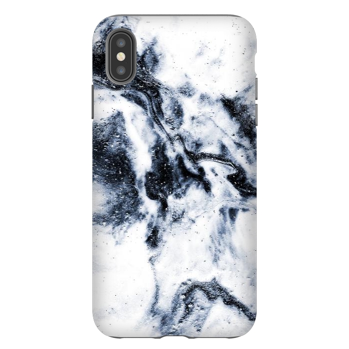 iPhone Xs Max StrongFit Navy Rugged Blast by Ashley Camille