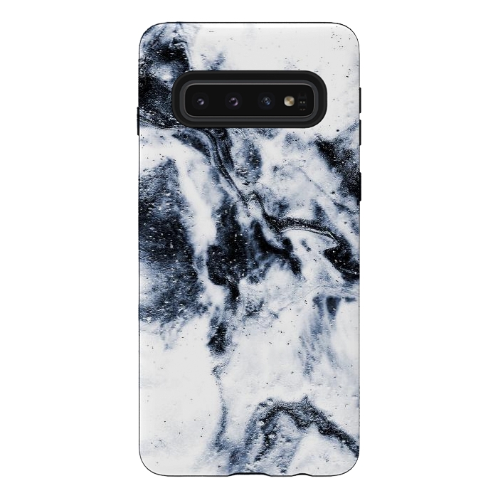 Galaxy S10 StrongFit Navy Rugged Blast by Ashley Camille