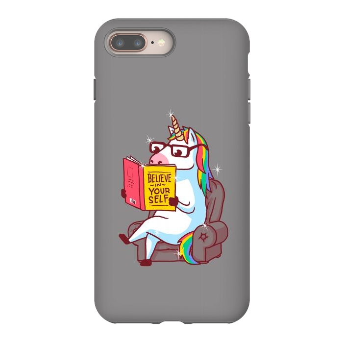 iPhone 7 plus StrongFit Unicorn Believe Yourself Self Affirmation Book by Vó Maria