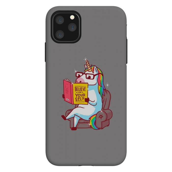 iPhone 11 Pro Max StrongFit Unicorn Believe Yourself Self Affirmation Book by Vó Maria