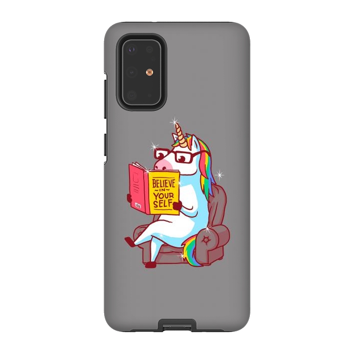 Galaxy S20 Plus StrongFit Unicorn Believe Yourself Self Affirmation Book by Vó Maria