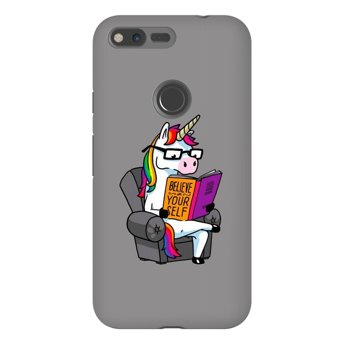 Pixel XL StrongFit Unicorn Believe Yourself Self Affirmation Book Vol 1 by Vó Maria