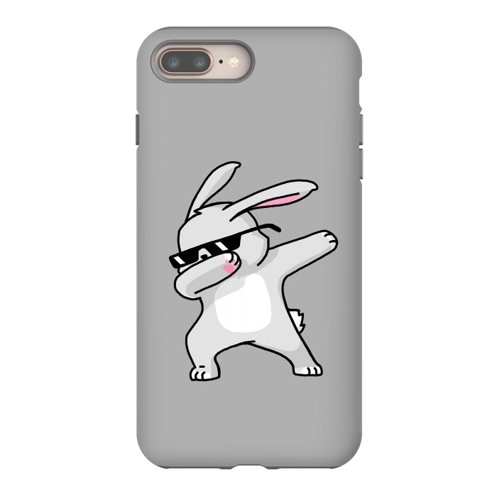 iPhone 7 plus StrongFit Dabbing Easter Bunny by Vó Maria