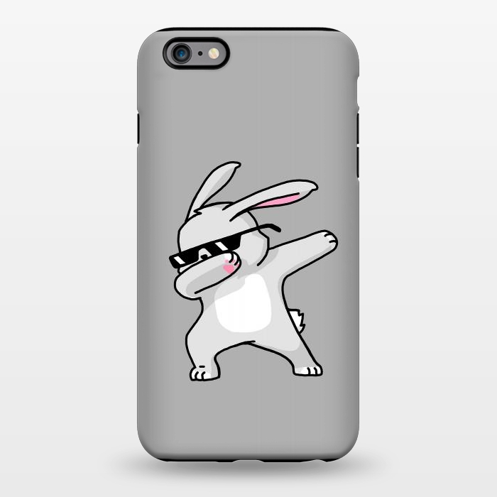 iPhone 6/6s plus StrongFit Dabbing Easter Bunny by Vó Maria