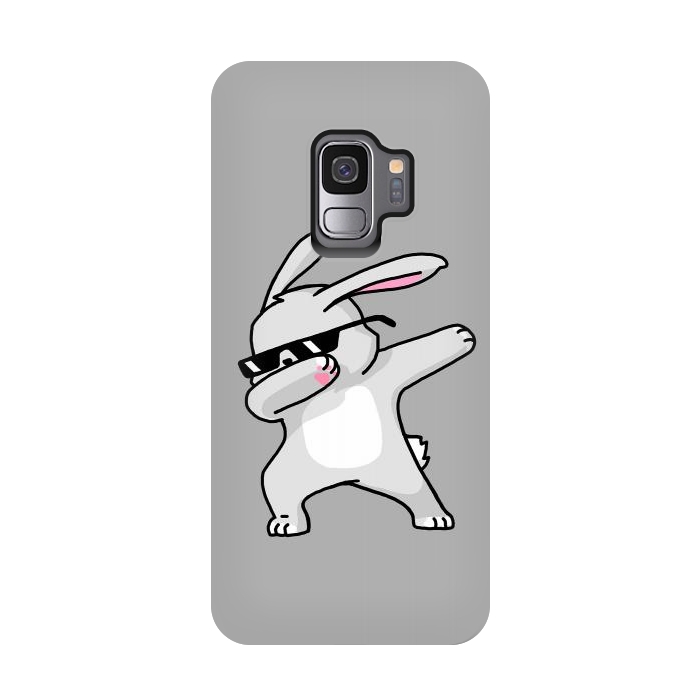 Galaxy S9 StrongFit Dabbing Easter Bunny by Vó Maria