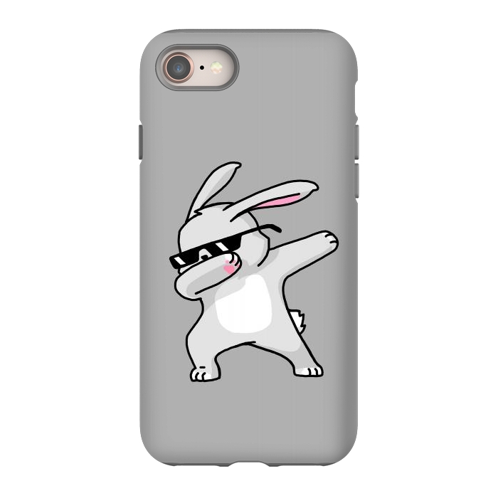iPhone 8 StrongFit Dabbing Easter Bunny by Vó Maria