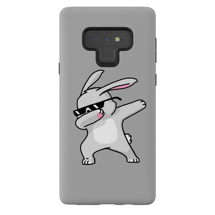 Galaxy Note 9 StrongFit Dabbing Easter Bunny by Vó Maria