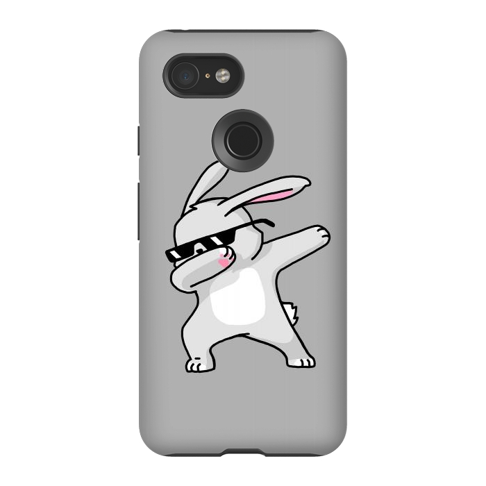Pixel 3 StrongFit Dabbing Easter Bunny by Vó Maria