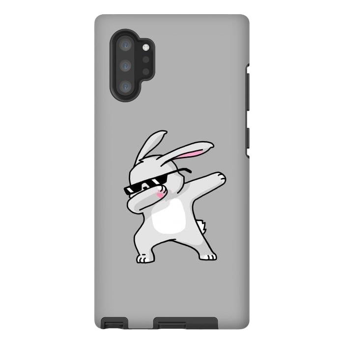 Galaxy Note 10 plus StrongFit Dabbing Easter Bunny by Vó Maria