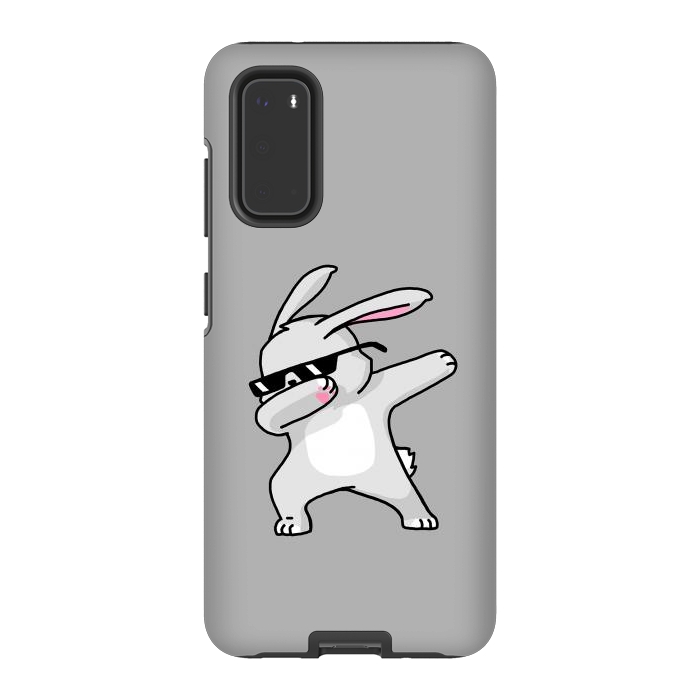 Galaxy S20 StrongFit Dabbing Easter Bunny by Vó Maria