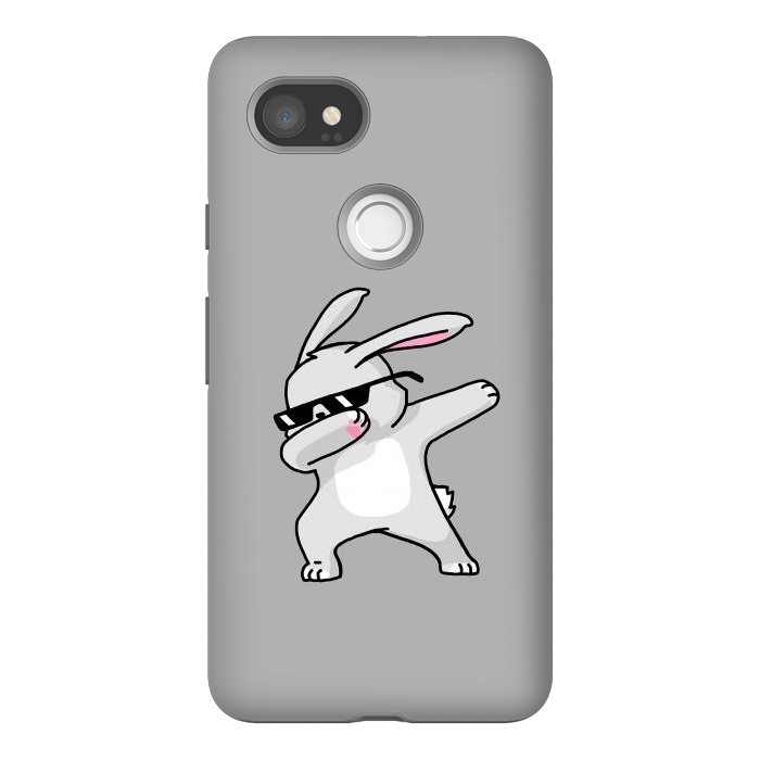 Pixel 2XL StrongFit Dabbing Easter Bunny by Vó Maria
