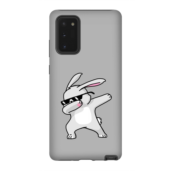 Galaxy Note 20 StrongFit Dabbing Easter Bunny by Vó Maria