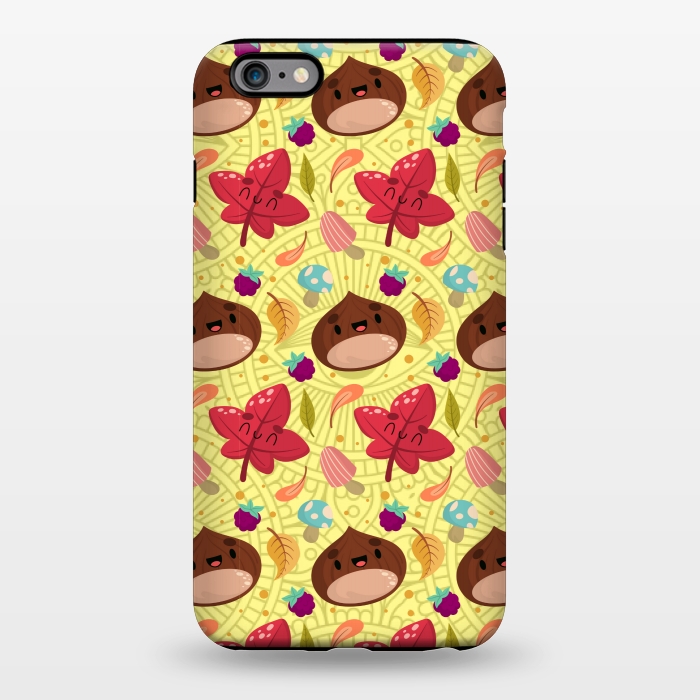 iPhone 6/6s plus StrongFit AUTUMN NUTS PATTERN by MALLIKA