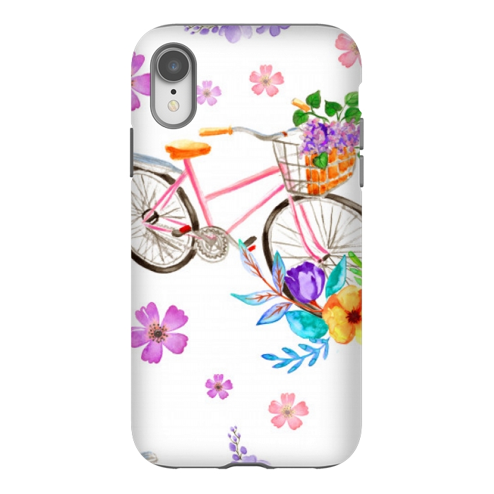 iPhone Xr StrongFit CUTE CYCLE PATTERN by MALLIKA