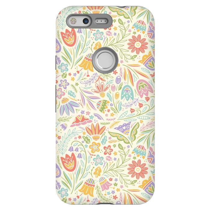 Pixel StrongFit Pretty Pastel Floral by Noonday Design