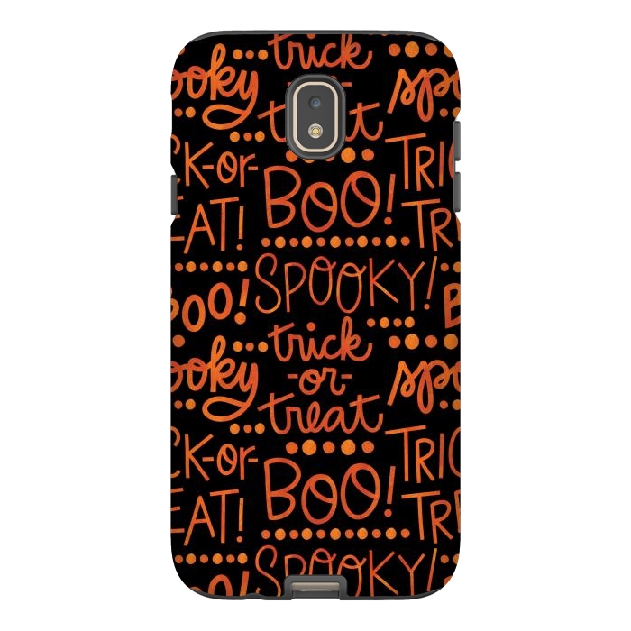 Galaxy J7 StrongFit Spooky Halloween Lettering by Noonday Design