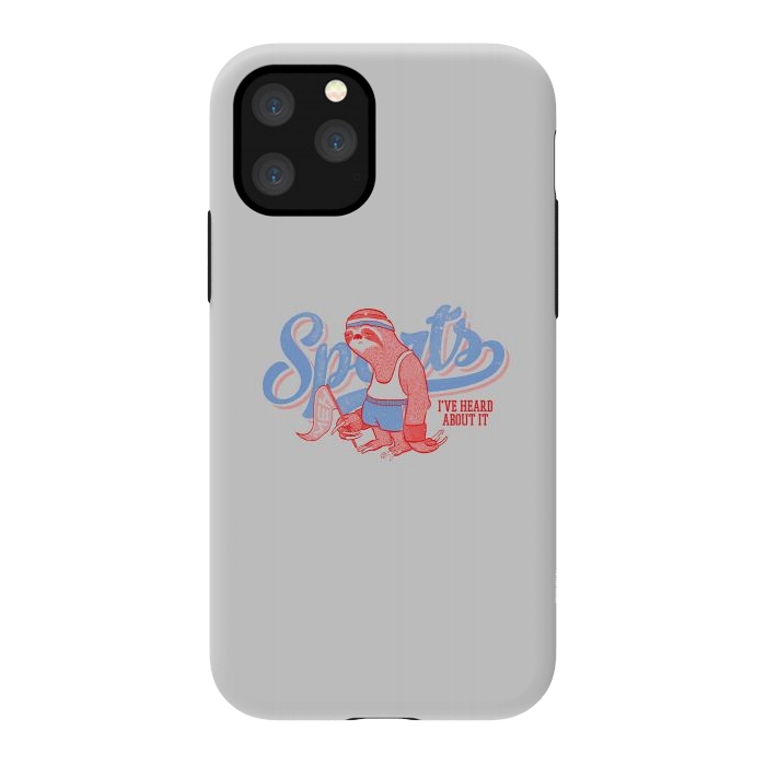 iPhone 11 Pro StrongFit Sports Sloth by Vó Maria