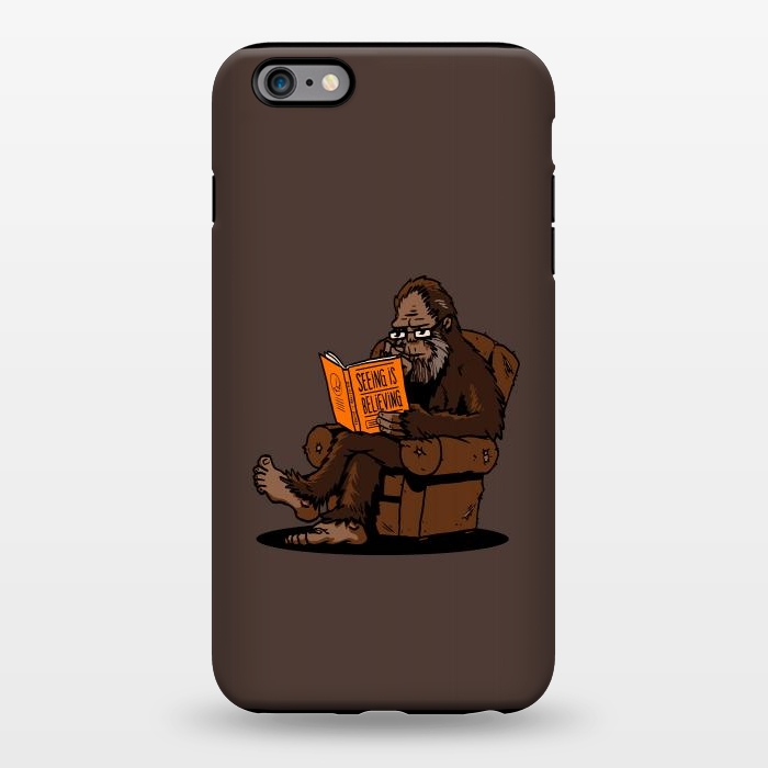 iPhone 6/6s plus StrongFit BigFoot Reading Book - Seeing is Believing by Vó Maria