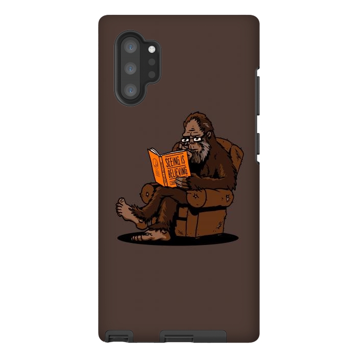 Galaxy Note 10 plus StrongFit BigFoot Reading Book - Seeing is Believing by Vó Maria
