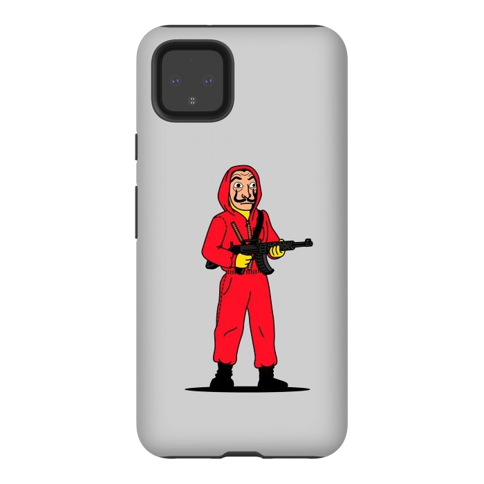 Pixel 4XL StrongFit Dali La Casa de Papel (Money Heist) by Vó Maria