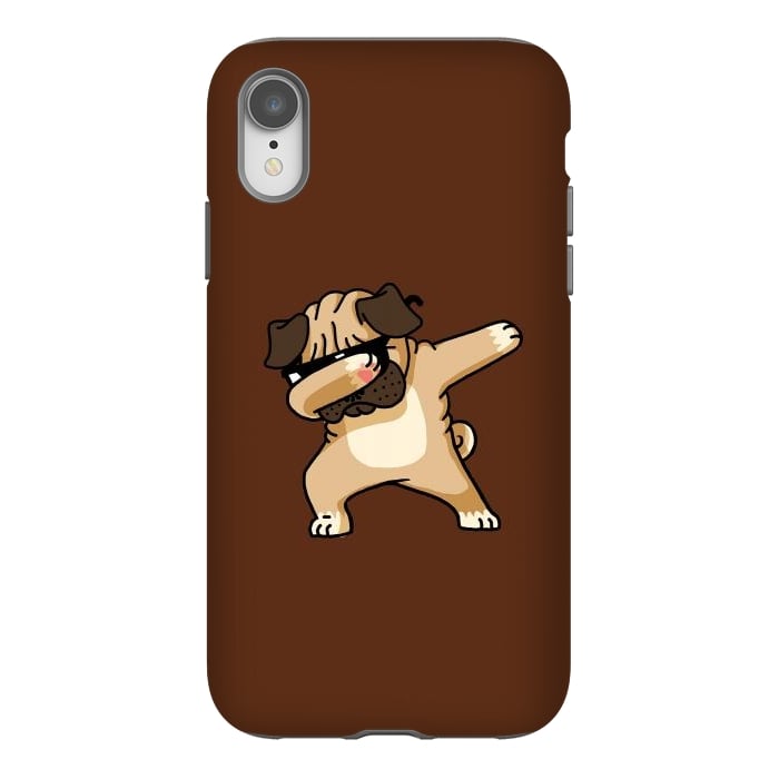 iPhone Xr StrongFit Dabbing Pug 2 by Vó Maria