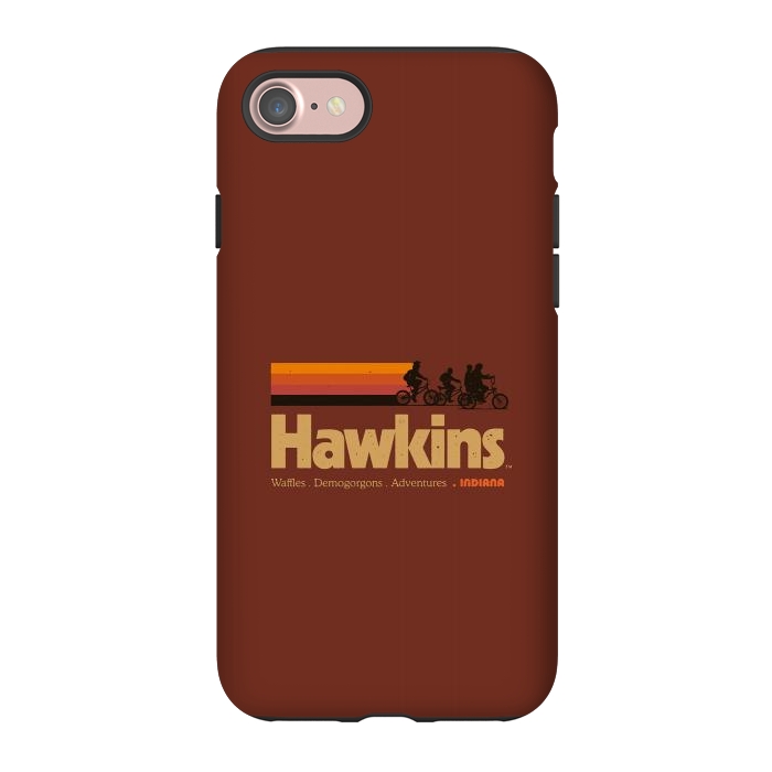 iPhone 7 StrongFit Hawkins Indiana Vintage  by Vó Maria