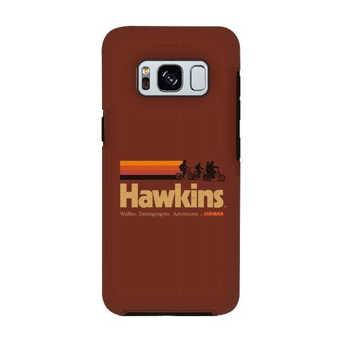 Galaxy S8 StrongFit Hawkins Indiana Vintage  by Vó Maria