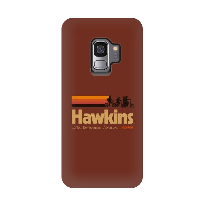 Galaxy S9 StrongFit Hawkins Indiana Vintage  by Vó Maria