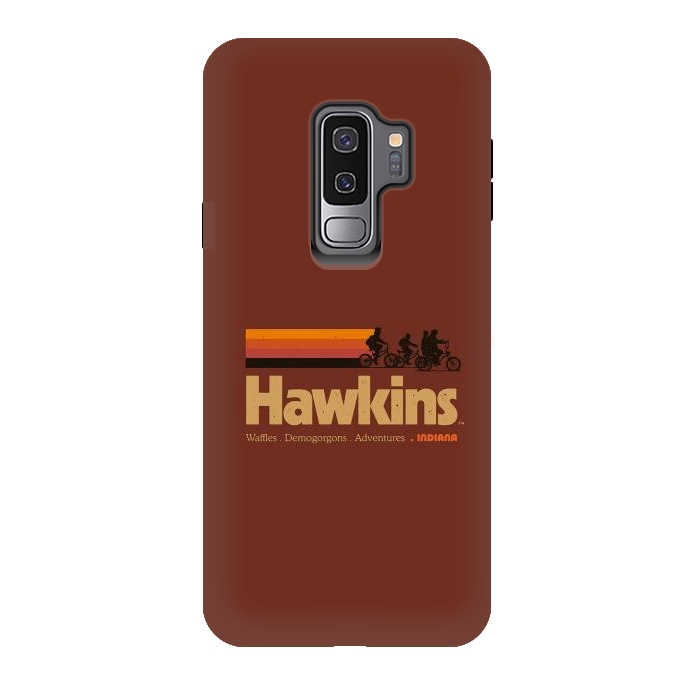 Galaxy S9 plus StrongFit Hawkins Indiana Vintage  by Vó Maria