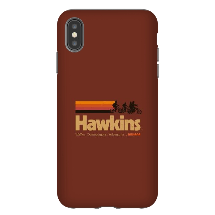 iPhone Xs Max StrongFit Hawkins Indiana Vintage  by Vó Maria
