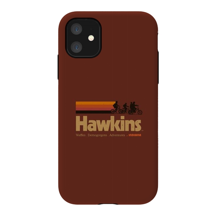 iPhone 11 StrongFit Hawkins Indiana Vintage  by Vó Maria