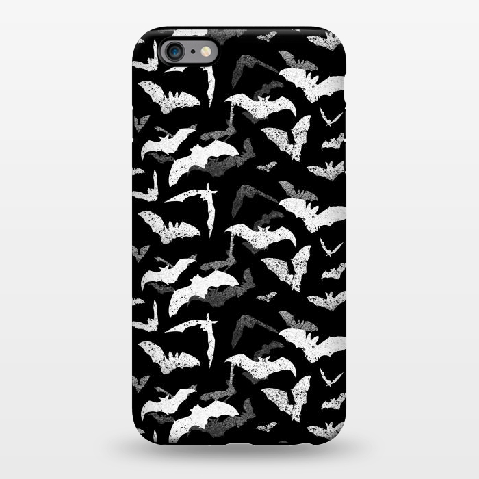 iPhone 6/6s plus StrongFit Splattered flying bats Halloween pattern by Oana 