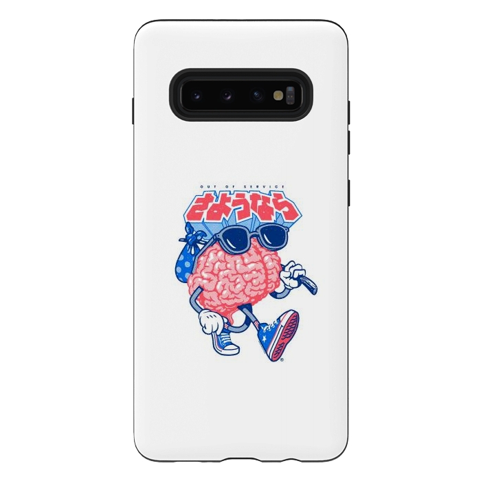 Galaxy S10 plus StrongFit Sayonara Out of Service Brain Vacation by Vó Maria