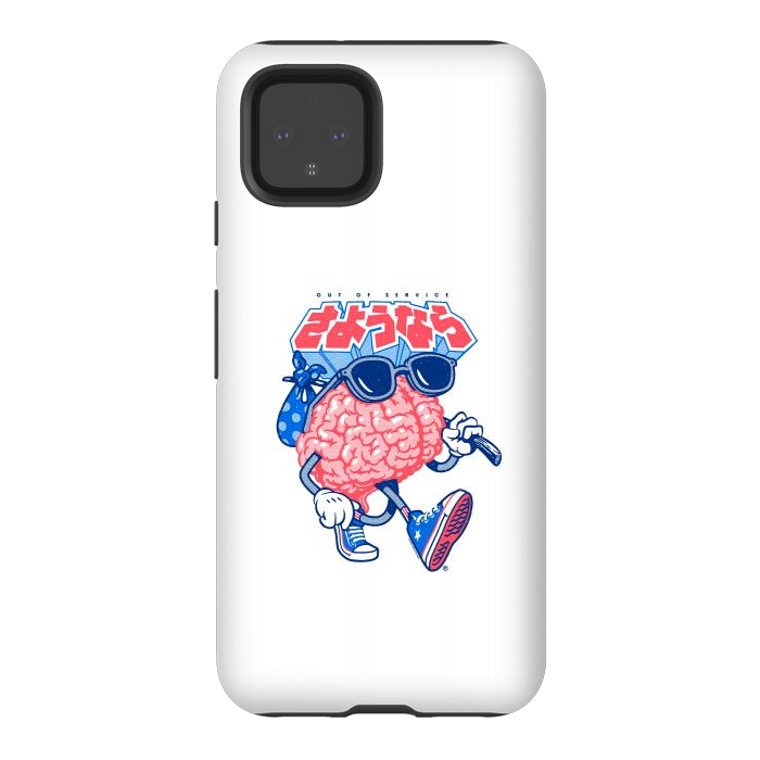 Pixel 4 StrongFit Sayonara Out of Service Brain Vacation by Vó Maria