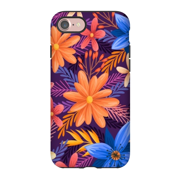 iPhone 7 StrongFit beautiful tropical pattern by MALLIKA