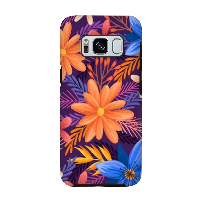 Galaxy S8 StrongFit beautiful tropical pattern by MALLIKA